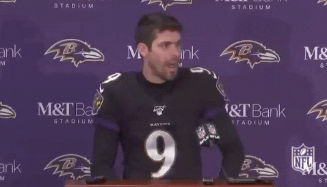 Baltimore Ravens Justin Tucker Big Truss GIF