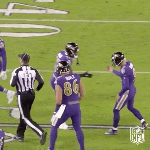 Baltimore Ravens Justin Tucker Hand Shake GIF
