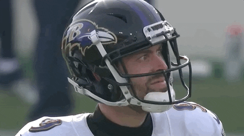 Baltimore Ravens Justin Tucker Looking Running GIF