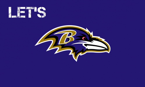 Baltimore Ravens Logo On Purple Background GIF