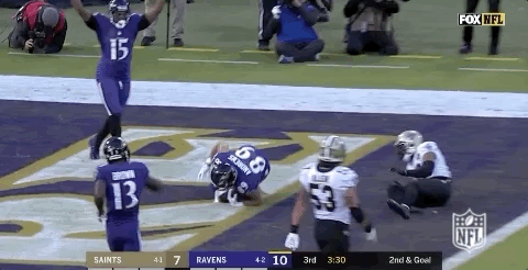 Baltimore Ravens Mark Andrews Cheering GIF