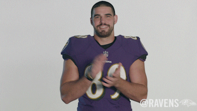 Baltimore Ravens Mark Andrews Clapping GIF