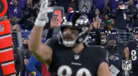 Baltimore Ravens Mark Andrews Nodding GIF