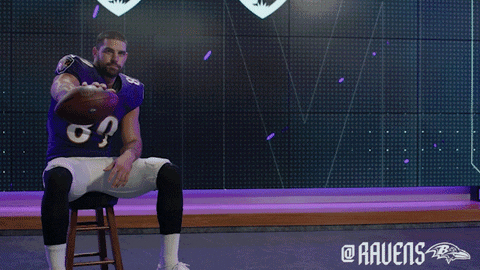 Baltimore Ravens Mark Andrews Posing GIF