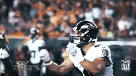 Baltimore Ravens Mark Andrews Powerful Bump GIF