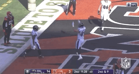 Baltimore Ravens Mark Andrews Touchdown Cheer GIF