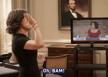 Bam Brag Selina Meyer GIF
