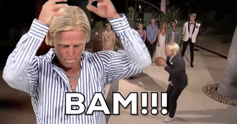 Bam Drop It Like Hot Paradise Hotel GIF