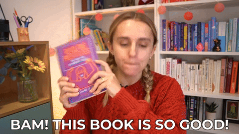 Bam Excited Book Lover GIF