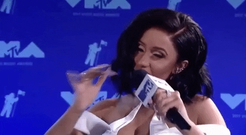 Bam Sassy Cardi B GIF