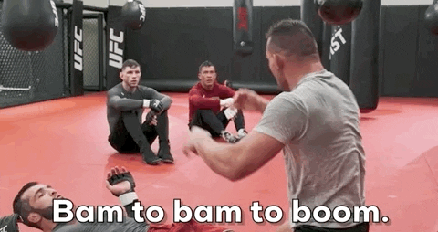 Bam To Boom Ufc Training GIF