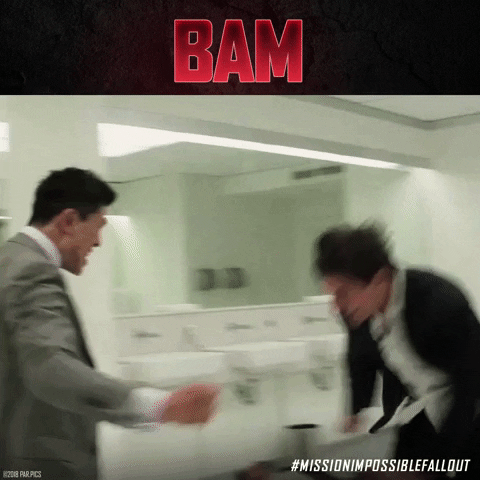 Bam Tom Cruise Mission Impossible GIF