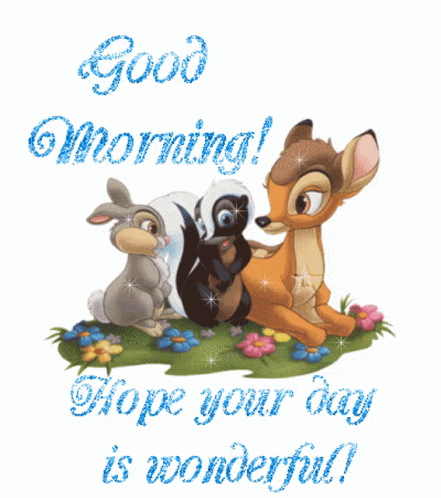 Bambi Disney Good Morning GIF