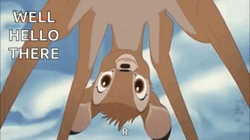 Bambi Well There It Is Hello GIF