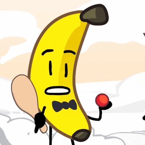 Banana Holding Red Ball