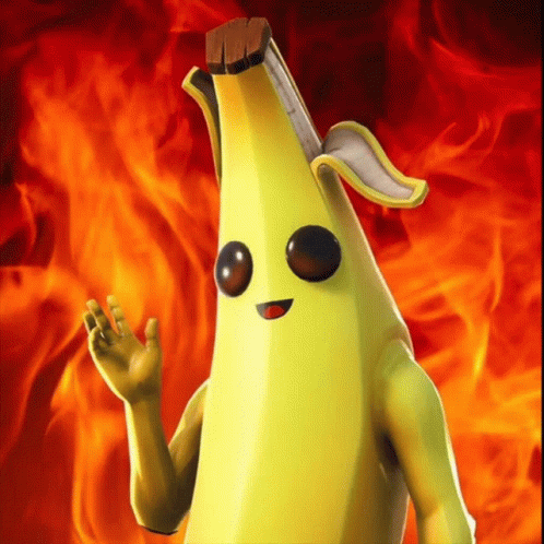 Banana Hunk On Fire Meme GIF