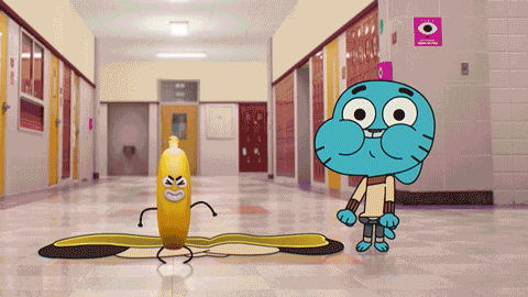 Banana Joe Gumball Floss Dance GIF