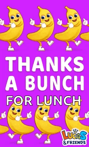 Bananas on Purple Background
