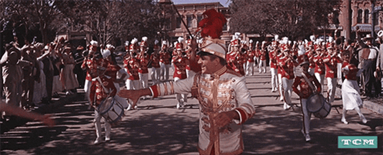 Band And Couple March  GIF