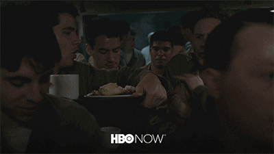 Band Of Brothers Commotion Inside Headquarters GIF