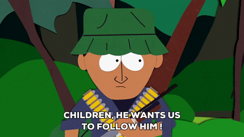 Band Of Brothers Soldier Talking South Park GIF