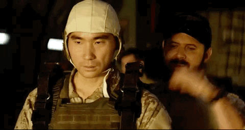 Band Of Brothers Soldier Tapping Comrades Back GIF