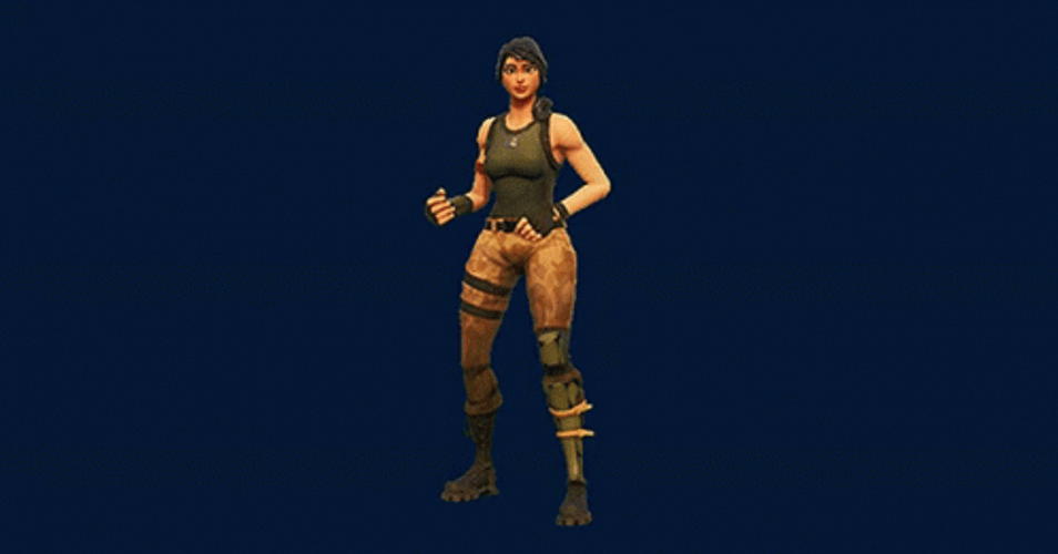 Bandolette Doing Fortnite Default Dance GIF