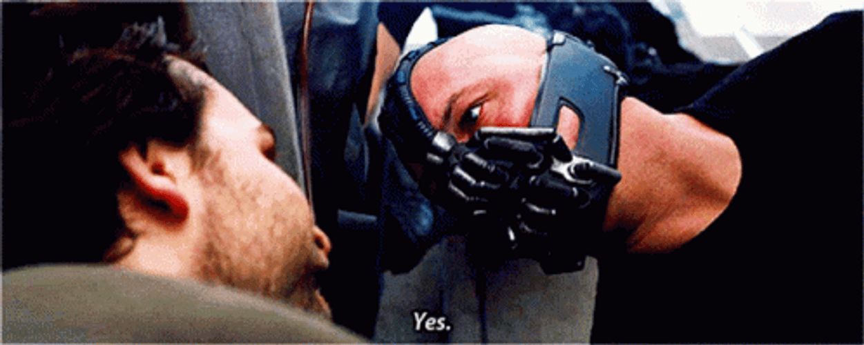 Bane Yes The Fire Rises GIF
