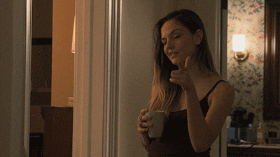 Bang Emily Meade Finger Gun GIF