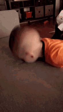 Bang Head Baby Couch Funny GIF