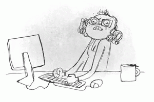 Bang Head On Desk Sketch Gamer GIF