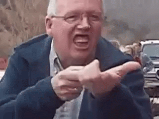 Bang Hilarious Man Vibrating Denture GIF