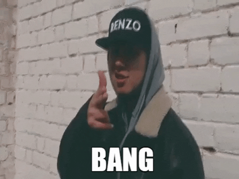 Bang Lil Renzo Finger Gun GIF