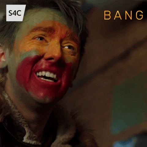 Bang Man Crying Gun Powder Burns GIF