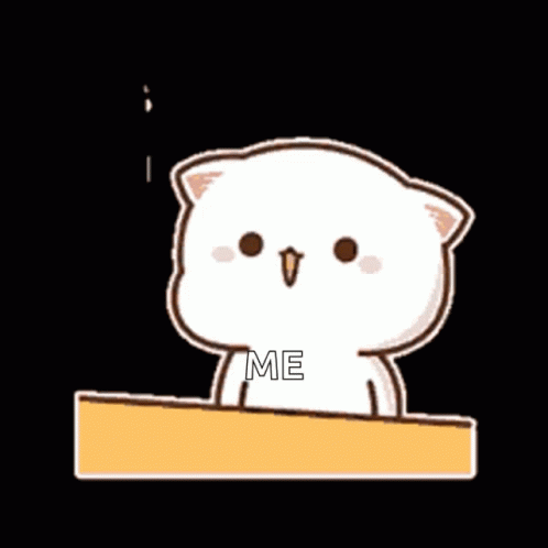 Peach Cat Banging Head Against Wall GIF