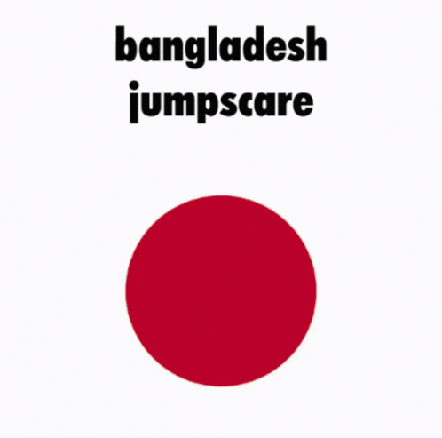 Bangladesh Jumpscare Logo With Red Circle GIF