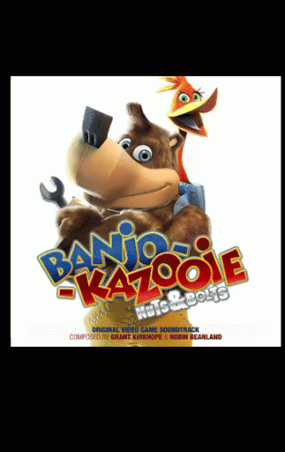 Banjo Kazooie Poster With Bear And Bird GIF