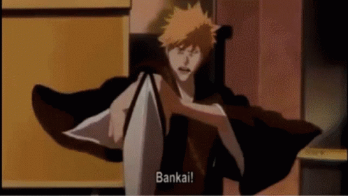 Bankai Bleach Ichigo Kurosaki Anime GIF