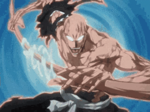 Bankai The Power Ikkaku Anime GIF