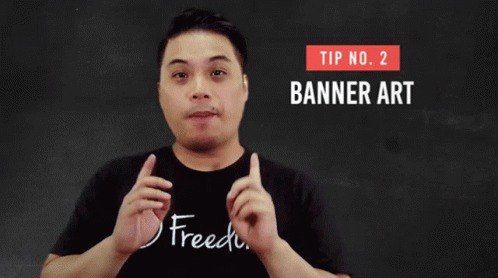 Boy Says Banner Art GIF