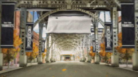 Banner Of Yankees After Win GIF