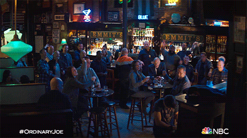 Bar Club Patrons Partying Ordinary Joe GIF