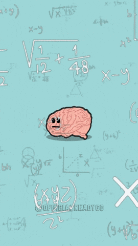 Bar Exam Brain Thinking Of Math Equations GIF