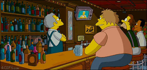 Bar Owner Moe Szyslak The Simpsons GIF