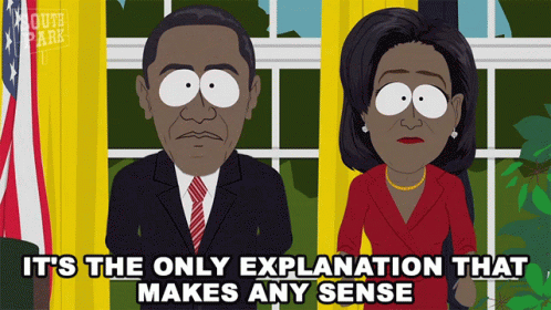 Barack And Michelle Obama South Park Only Explanation GIF