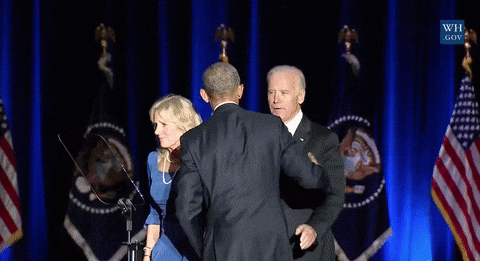 Barack Obama And Joe Biden Besties GIF