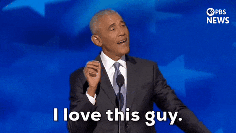 Barack Obama Love The Guy GIF