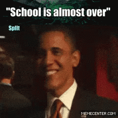 Barack Obama School Is Almost Over