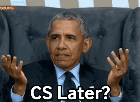 Barack Obama Sitting In Chair Hands Up CS Later GIF