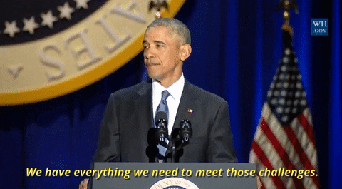 Barack Obama Speaking In Public GIF
